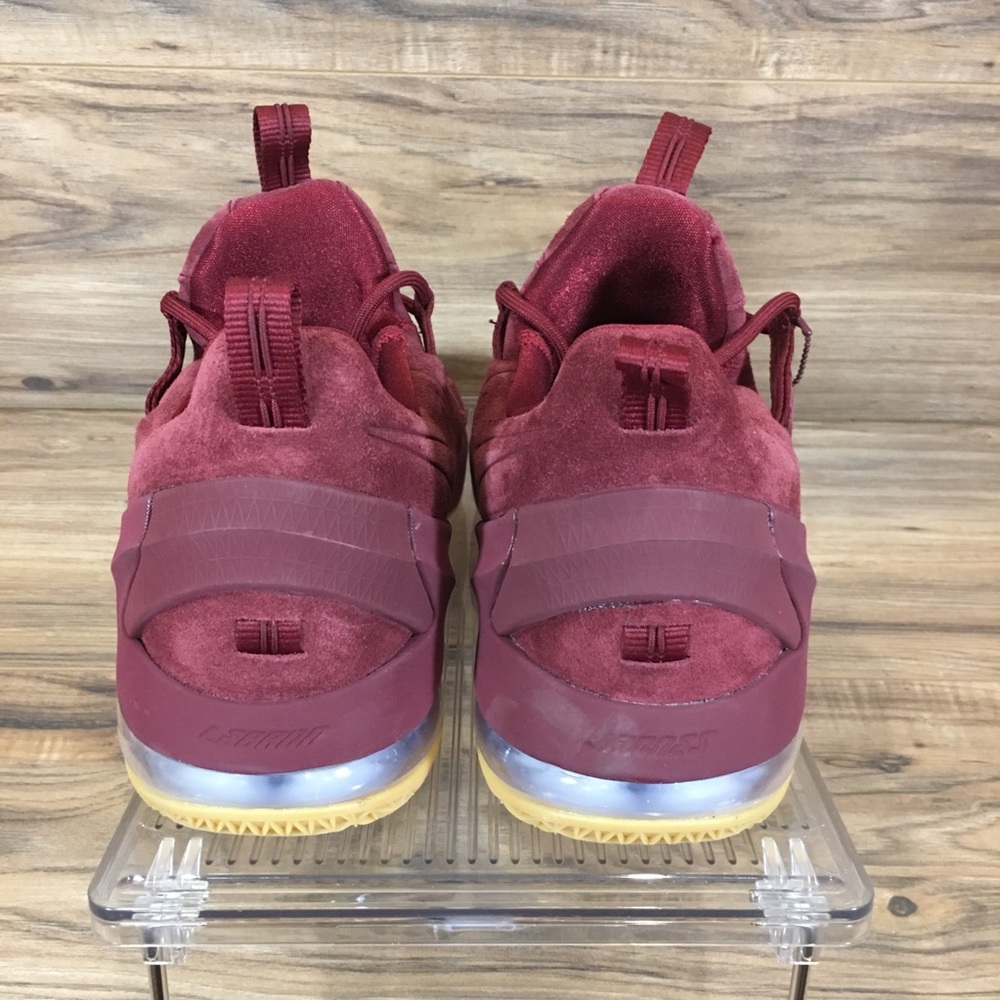 <SOLD>NIKE LEBRON XIII LOW PREMIUM TEAM SUEDE NEW - Picture 3 of 5
